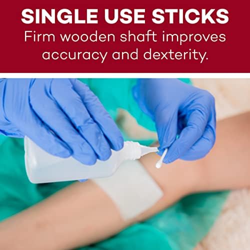Dealmed 6 in Sterile Cotton-Tipped Applicators - 200 Count