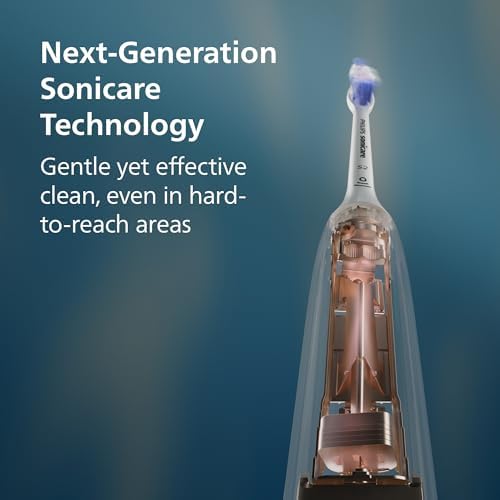 Philips Sonicare 5950 Rechargeable Electric Toothbrush, 2 Brush Heads, Navy