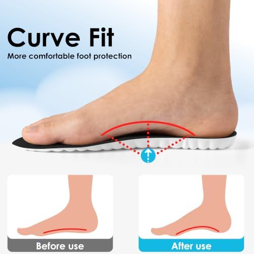4D Cloud Steppers Insoles for Men and Women - Inserts, Soft, Memory Foam