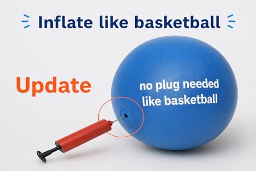 CIZEBO 6" or 8" Pilates Ball, Small Exercise Ball and Air Pump Yoga Core