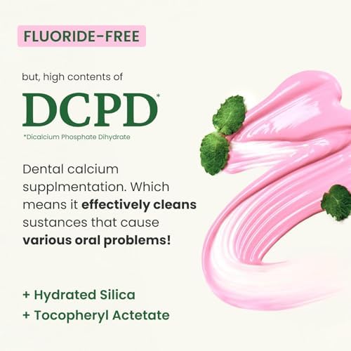 EUTHYMOL Original Pink Toothpaste, Fluoride-Free, Cavity Prevention, 3.7 oz