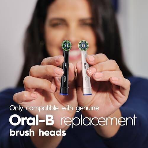 Oral-B Pro 100 CrossAction, Battery Powered Toothbrush, Black, 1 Count (Pack of 1)