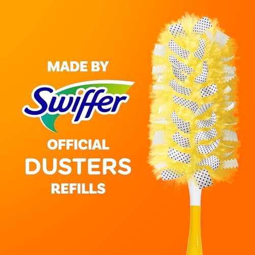Swiffer Dusters Heavy Duty Multi-Surface Duster Refills for Cleaning, Unscented, 11 Count