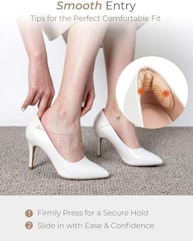 Heel Pads for Shoes that are Too Big, 4 Pairs
