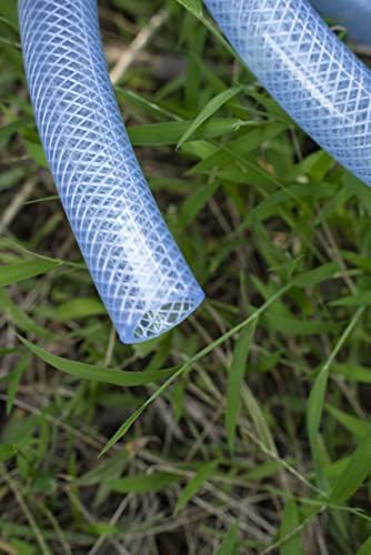 High Pressure Braided Clear Flexible PVC Tubing 3/4" ID,10ft