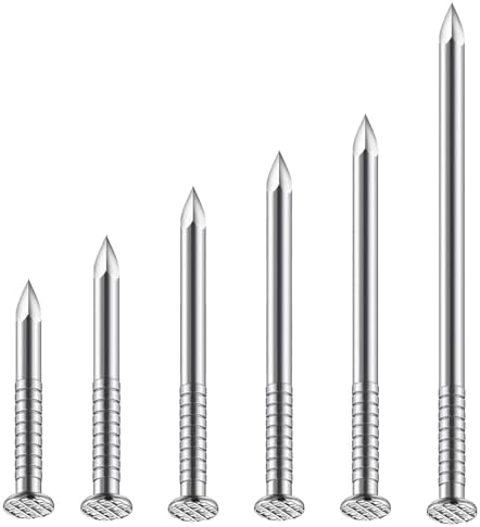 Wensilon Stainless Steel 304 Nails Kit,nail for hanging pictures 430pcs
