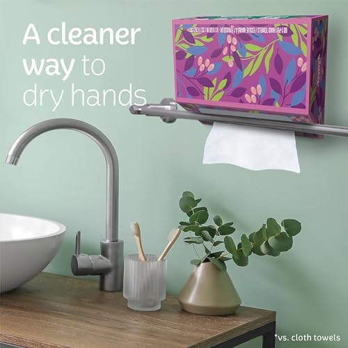 Kleenex Disposable Paper Hand Towels, 6 Boxes, 60 Tissues per Box (360 Total Tissues), Packaging May Vary