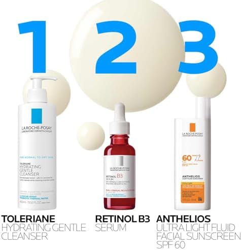 La Roche-Posay Retinol Face Serum with Niacinamide & Hyaluronic Acid, 1oz