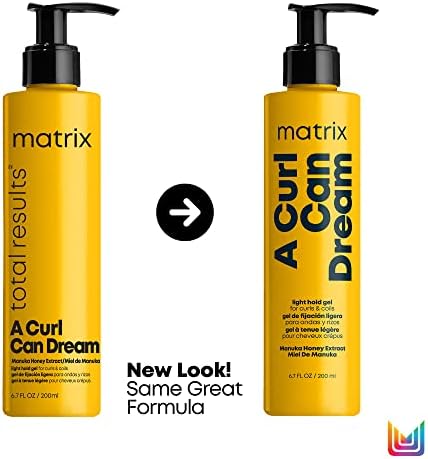Matrix A Curl Can Dream Light Hold Gel – For Curly & Wavy Hair, 7.6 FL Oz