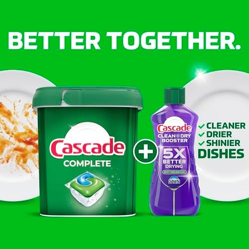 Cascade Complete Dishwasher Pods - Fresh Scent ActionPacs, Dishwasher Detergent, Dishwasher Soap, Detergent Pods, 78 Count