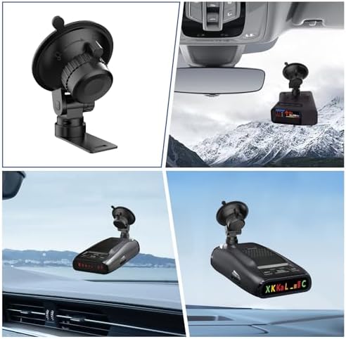 for Uniden Radar Detector Mount,Windshield &Dashboard Suction Cup Bracket
