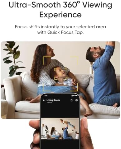 eufy Security 4K Indoor Camera E30, Pan and Tilt, AI Tracking, Pet Camera