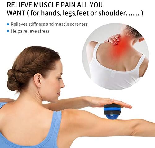 Coolrunner Massage Ball, 2-Pack Handheld Manual Roller Massager