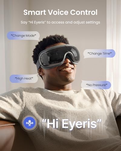 RENPHO Eyeris 3 Eye Massager with Heat and Cooling, Massaging Eye Mask
