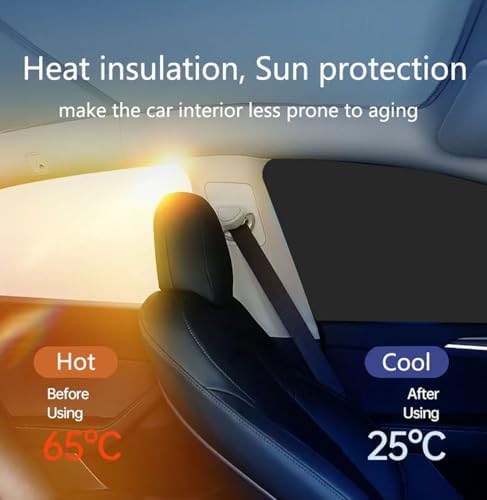 Car Sunshade, Car Privacy Window Shade, 100% Block Light for Breastfeeding, Taking a nap, Changing Clothes, Camping (Full Sets 4pcs)
