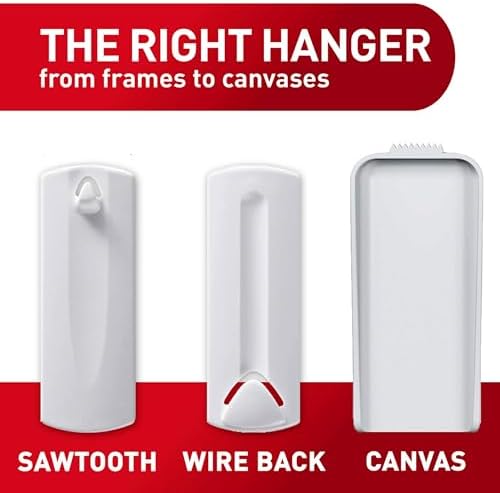 Command 4 lb Sawtooth Hangers, 4 Hangers, 8 Strips