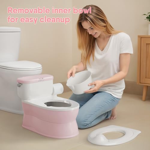 CheerTry 2-in-1 Toddler Potty Training Toilet with Detachable Training Seat