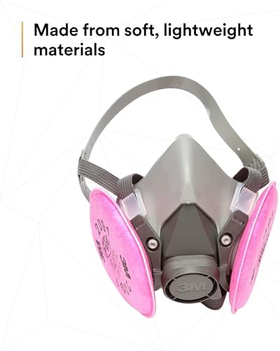 3M Half Facepiece Reusable Respirator Assembly Kit 6391, Large, 1 Kit