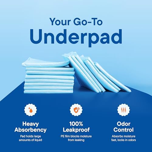 Chucks Pads Disposable [100-Pack] Adult Incontinence Underpads 23"x36"