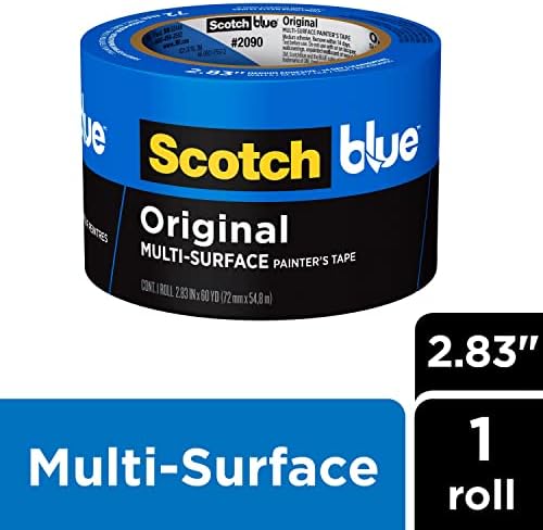 ScotchBlue Original Multi-Surface Painter's Tape 3 Inch Wide, 1 Roll