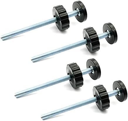Vmaisi 4 Pack 8MM Baby Gates Threaded Spindle Rod, Replacement Parts Kits