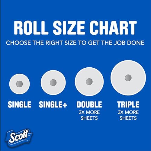 Scott Paper Towels, Choose-A-Sheet, 2 Double Rolls = 4 Regular Rolls (100 Sheets Per Roll)