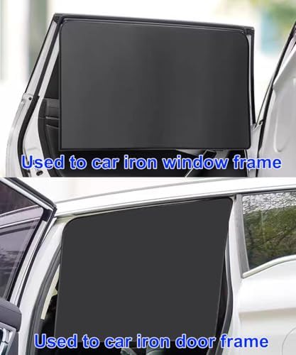 Car Sunshade, Car Privacy Window Shade, 100% Block Light for Breastfeeding, Taking a nap, Changing Clothes, Camping (Full Sets 4pcs)