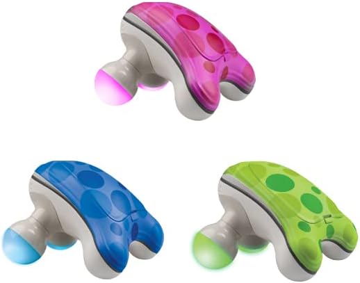 Homedics Ribbit Mini Handheld Massager Green, Blue or Pink (Color May Vary)