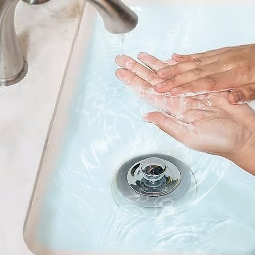 Universal Bathtub Drain Stopper, Sink & Tub Stopper, Bathroom Drain Plug