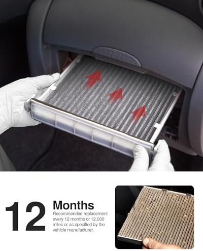 Puroma 2 Cabin Air Filter Activated Carbon for CP157 CF12157 Lexus Toyota