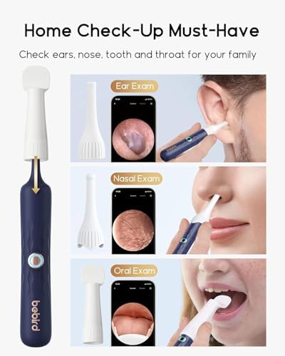 Bebird D39R Ear Wax Removal:Ear Camera with Storage Case &Painless Tweezers