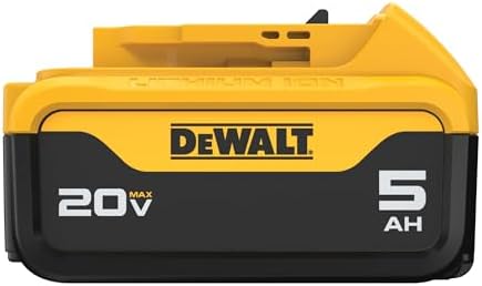 DEWALT 20V MAX Battery, Lithium Ion, 5.0Ah (DCB205)