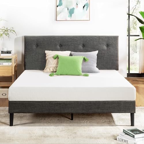 Best Price Mattress 6 inch Twin Mattress Bed-In-A-Box, Green Tea Memory Foam, White