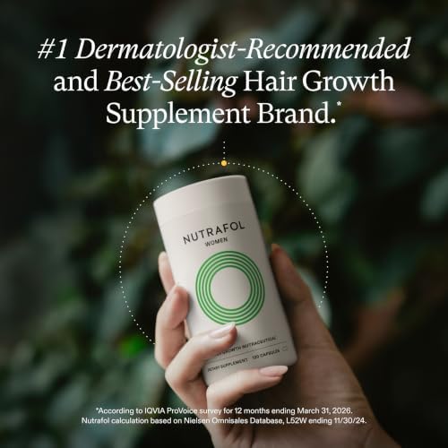 Nutrafol Women Hair Growth Supplements, Ages 18-44, 1-Month Bottle