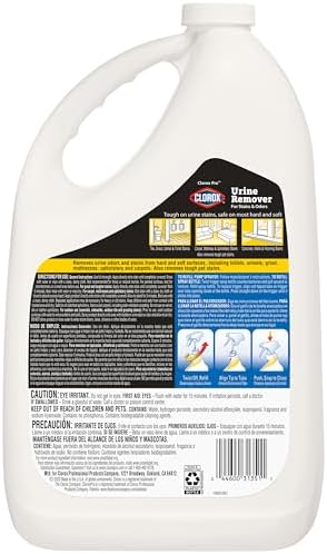 CloroxPro Urine Remover for Stains and Odors Refill, 128 Ounces (Package May Vary)