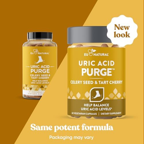 Eu Natural Purge Uric Acid Flush with Tart Cherry & Celery Seed, 120 Caps