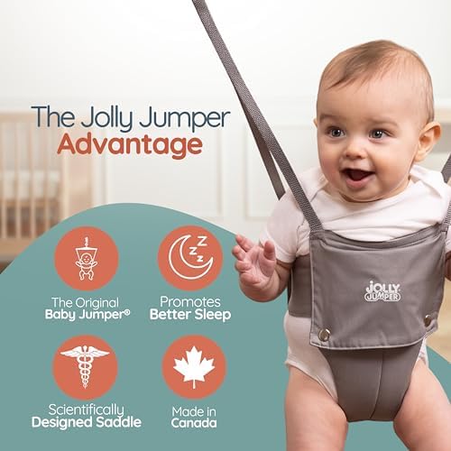 Jolly Jumper Iconic Doorway Baby Jumper - Black