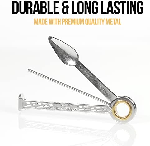 100% Authentic Czech Stainless Steel 3 in 1 Pipe Tool Cleaner - Pipe Reamer Tamper Pokers Tool