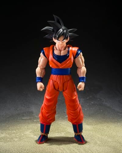 TAMASHII NATIONS - Dragon Ball Z - Son Goku (The Kind-Hearted Saiyan) S.H.Figuarts Action Figure