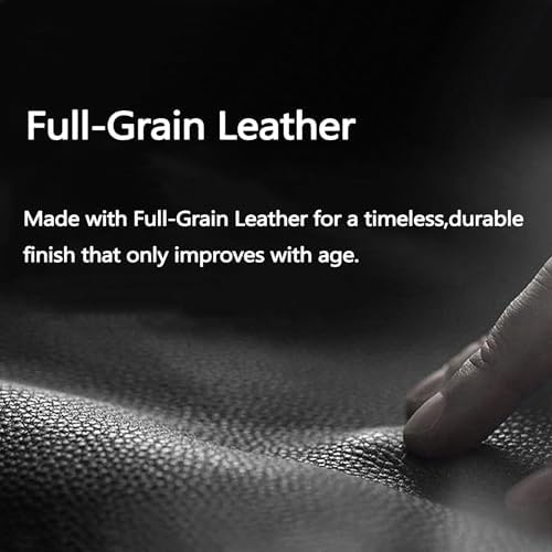 Yangday Leather Steering Wheel Cover for Dodge Ram 1500 2500 3500, 15.5-16 Inches Car Steering Wheel Cover with Anti-Slip Massage Particle (Black)