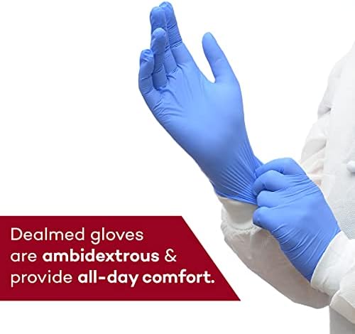Dealmed Nitrile Exam Gloves - Latex Free - Medium - 200 Count