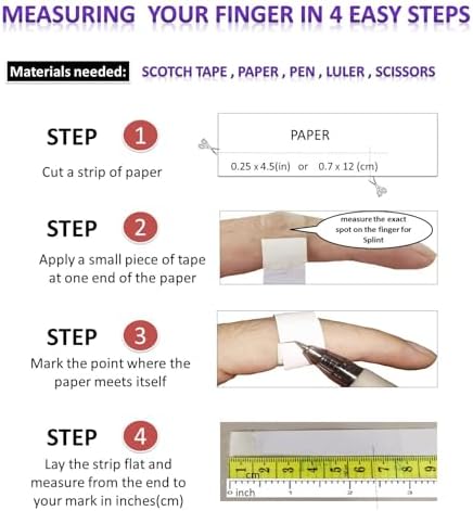 Soft Home 6 Pack Oval Finger Splints Waterproof Finger Splint for Arthritis, Trigger Finger,Mallet Fingers - Trigger Finger splints For Thumb, Index, Middle, Pinky or Ring Finger
