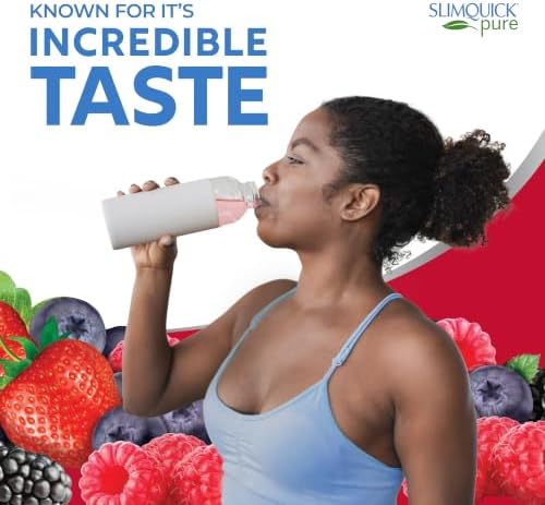 SlimQuick Pure 3X Extra Strength Drink Mix for Women, Achieve Weight Goals