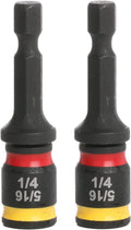 Malco MSHC 1/4 & 5/16 Reversible Hex Chuck Driver, 2 pack