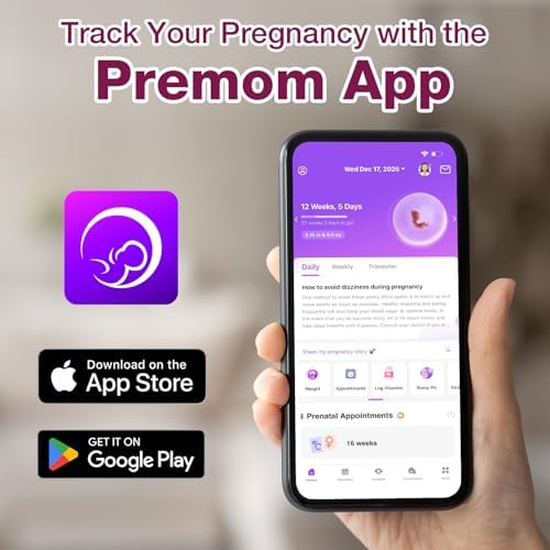 easy@Home Pregnancy Test Strips, 20 Pack with Premom App