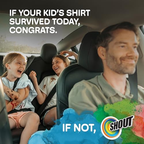 Shout Advanced Grease Busting Foam, Laundry Stain Remover, 18oz, (1-Pack)