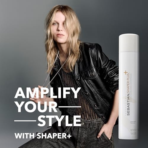 Sebastian Professional Shaper Plus Hairspray, 80% VOC | Humidity Resistant, Original Extra Hold | Packaging May Vary