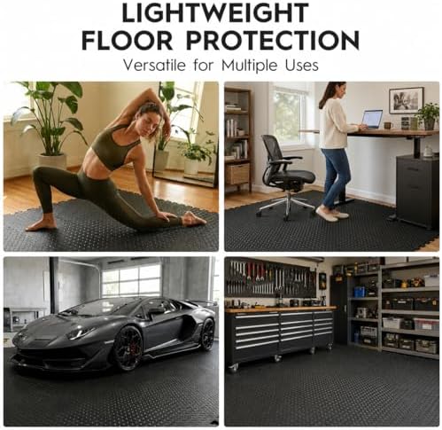 18 Pcs EVA Foam Floor Tiles, Puzzle Exercise Mat Set for Gym