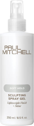 Paul Mitchell Soft Sculpting Spray Gel, Natural Hold, Soft Finish, For All Hair Types