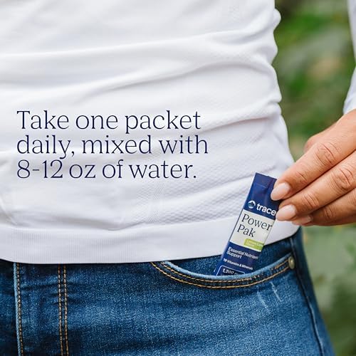 Trace Minerals Power Pak Electrolyte Powder Packets, Lemon Lime, 30 Ct